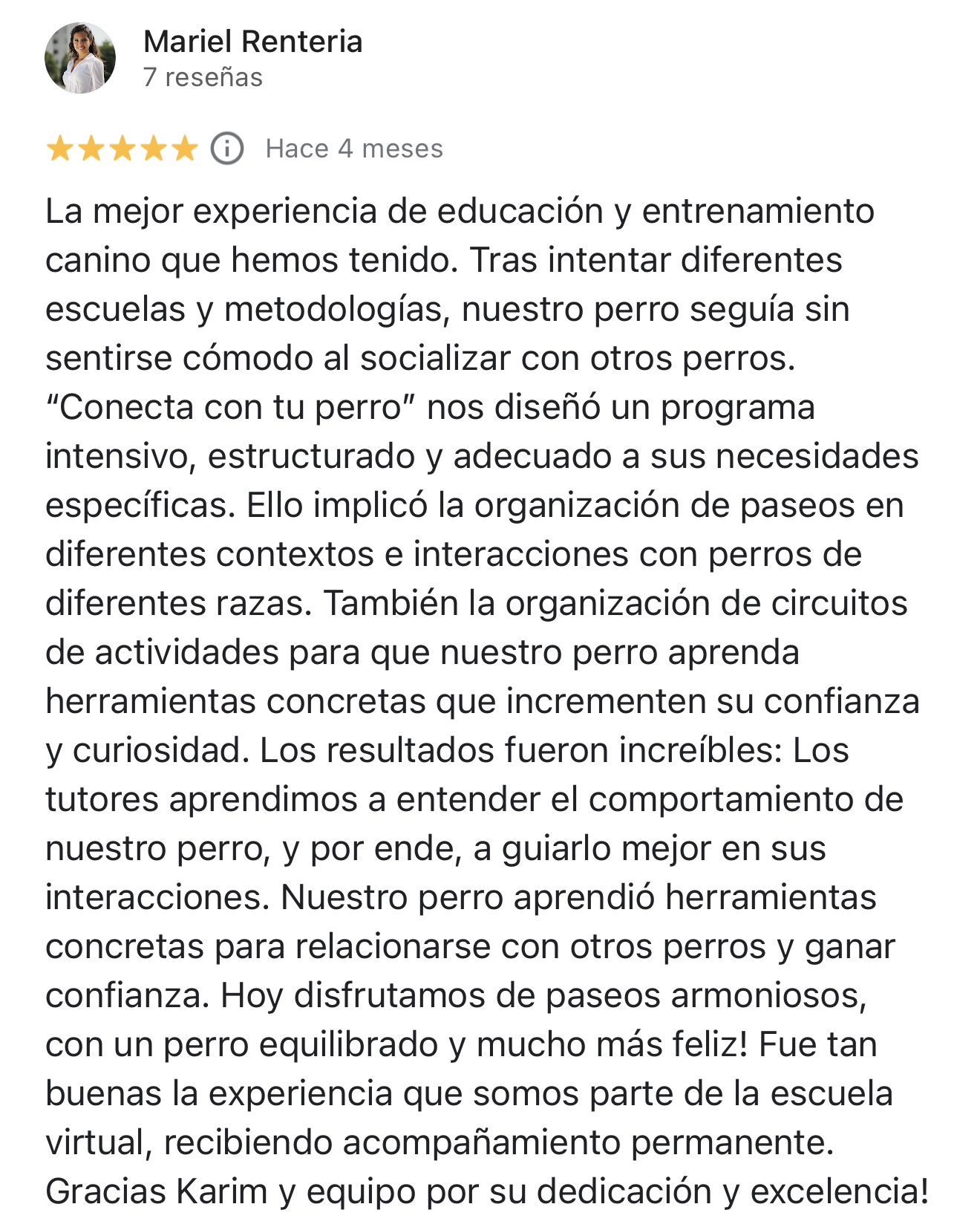 Reseña de Mariel Renteria sobre la Academia