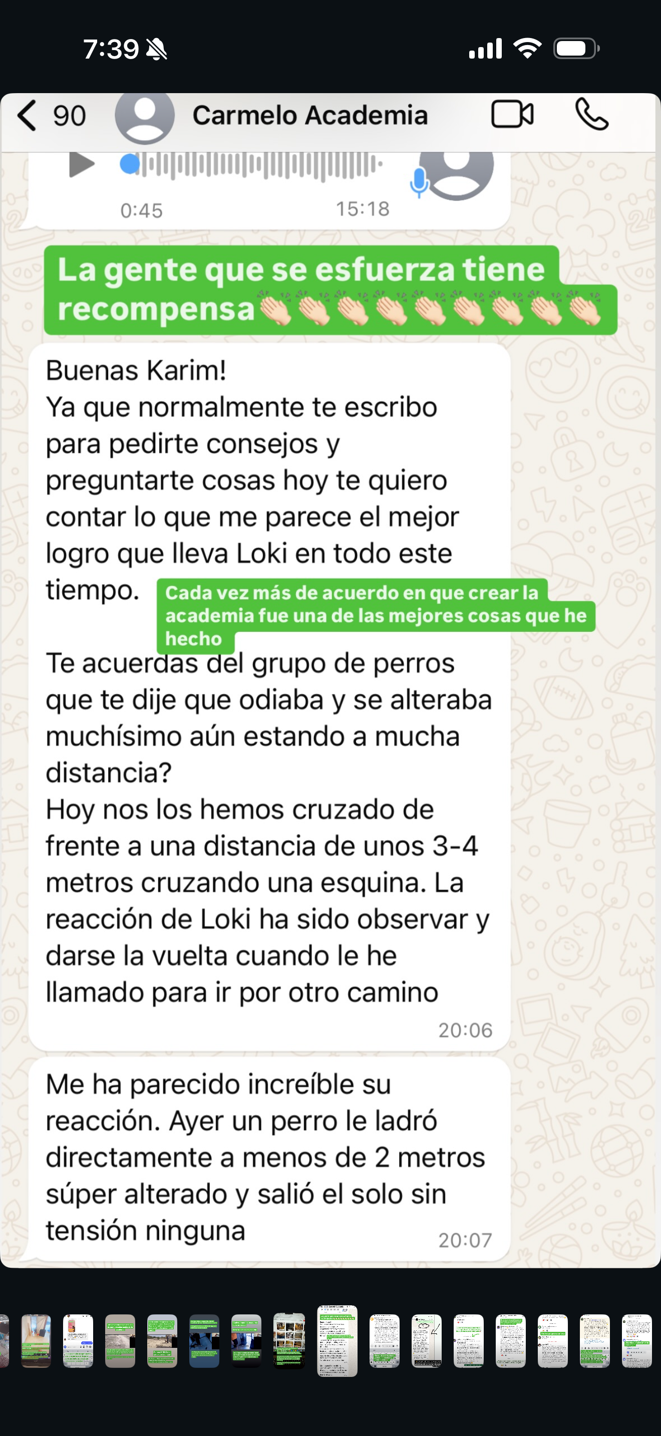 Conversación real sobre los avances de Loki